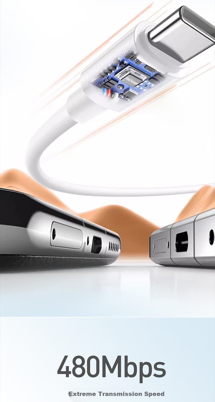 Chuanying Type-C Data Cable PD60W Compatible with Huawei, Xiaomi, Android Fast Charging Cables for Apple IPhone 18/17/16/15 Car Charger Cable Sold by JD 4