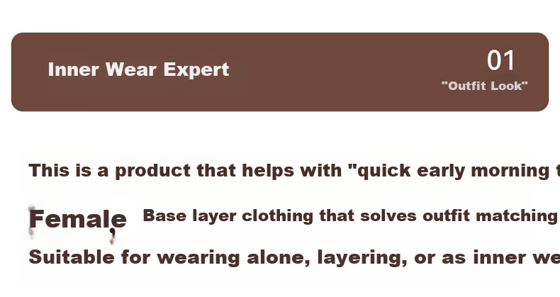 LangSha Women's Base Layer Top, Fall/Winter New Arrival, No Bra Needed, Thickened Fleece, Square Neckline, Slim Fit, Long Sleeves, Warm Outerwear 5
