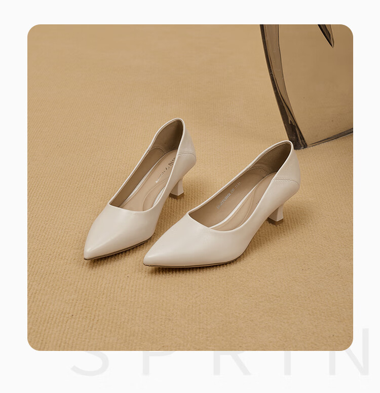 Dusto Pointed Toe Stiletto High Heels for Women, 2026 New Spring Style, Comfortable Soft-Soled Work Shoes for Long-Standing, Suitable for Office And Commuting 6