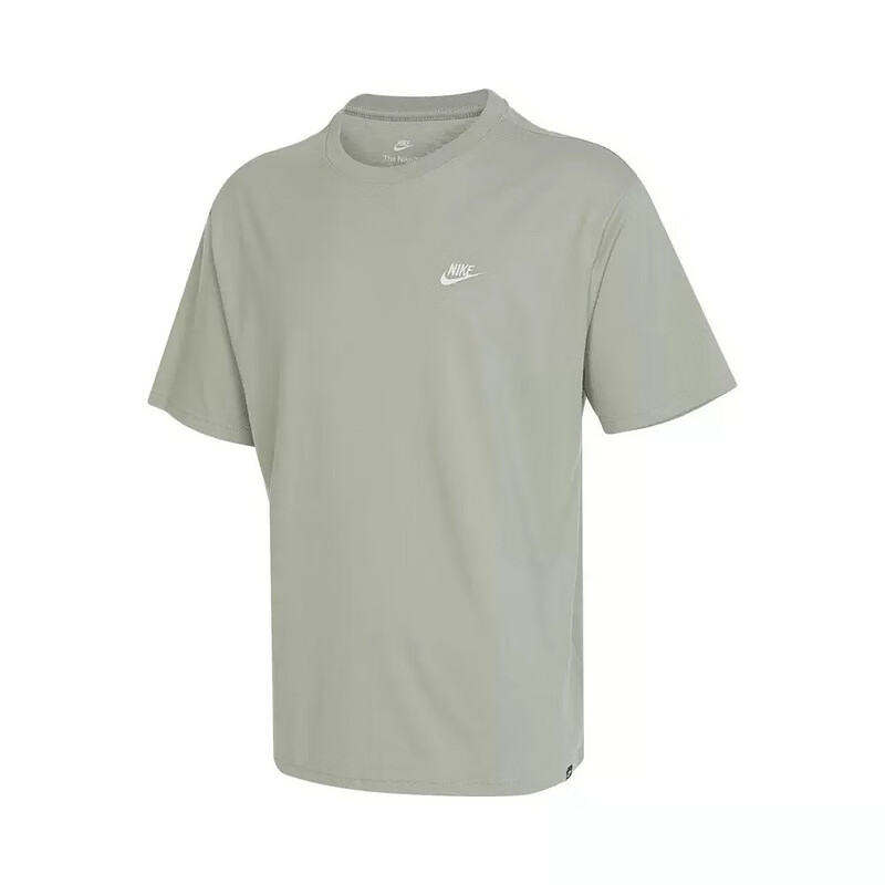 NIKE Spring And Summer Men's Short-Sleeve Round Neck T-Shirt, Pure Cotton, Athletic, Comfortable And Versatile, FV0376-100, White XL 9