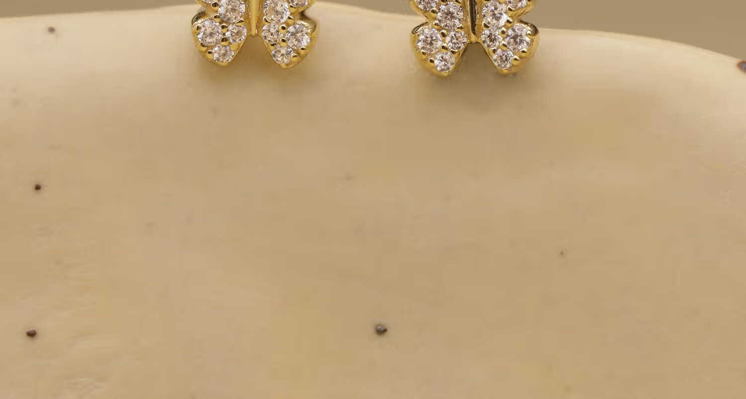 Arsis [Zhou Ke Yu Same Style] Silver Jewelry Lucky Symbol Star Butterfly Earrings, Women's Ear Studs And Hoops, Gift for Girlfriend 4