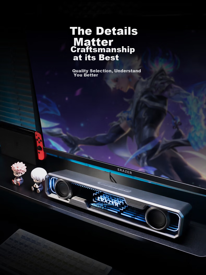 Lenovo Invests in Brand Yinengzhe Speakers, Desktop Bluetooth Speaker with Abyss Lighting, Home Theater-Grade Gaming Headset for E-Sports, Online Classes, Desktop And Laptop Birthday Gift 11