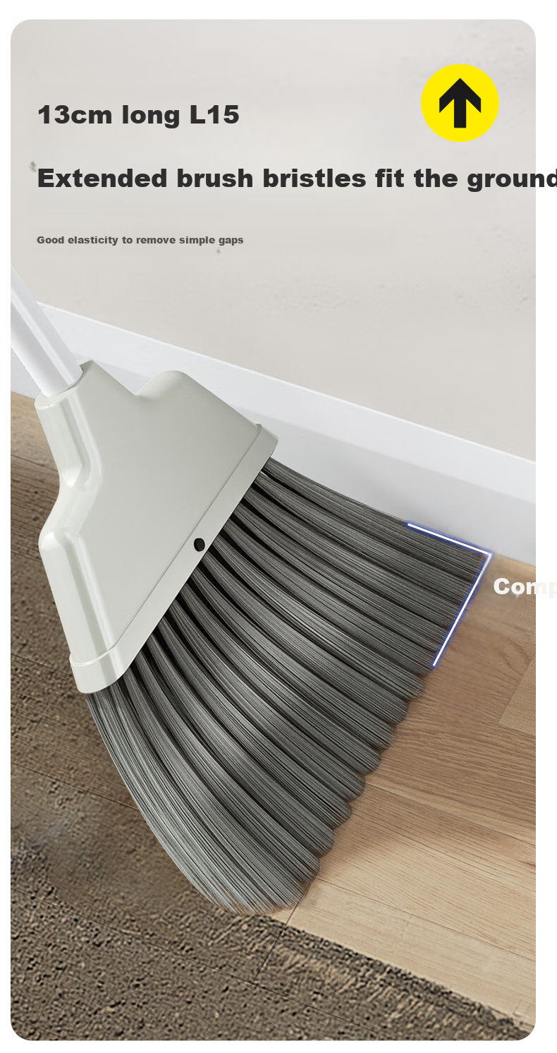 CONDOR Japanese Broom And Dustpan Set, Foldable Household Cleaning Tools, Non-Stick Hair Broom, Floor Sweeping Wonder 8