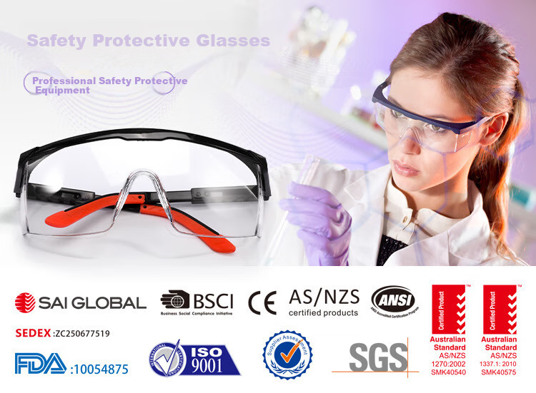 BDS Goggles, Industrial Cutting And Grinding, Splash-Proof, Windproof, Sandproof, Anti-Fog, Impact-Resistant, Scratch-Resistant Protective Eyewear, Safety Glasses, SG-71003A (1 Pair) 2