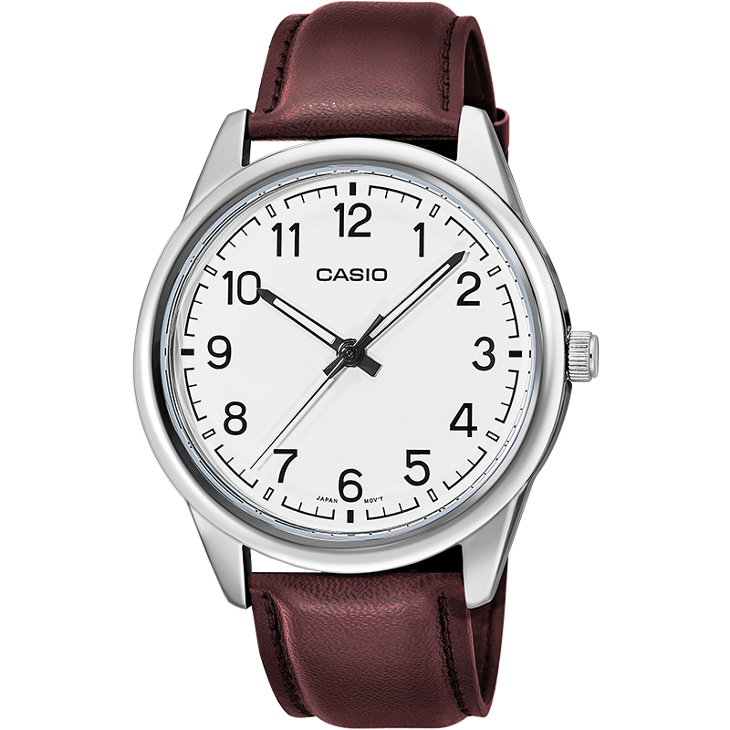 CASIO Business Casual Quartz Watch, Water-Resistant Men's Watch [Valentine's Day Gift] MTP-V005L