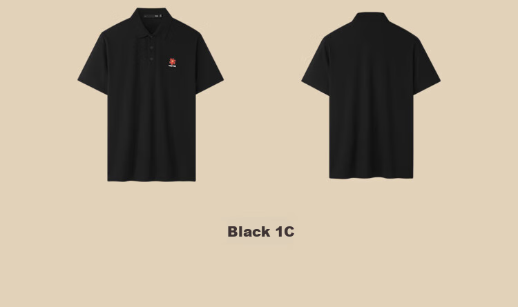 HLA Short-Sleeve Polo Shirt for Men, Yixin Cooling Sensation, Plus Size, Summer Wear 13