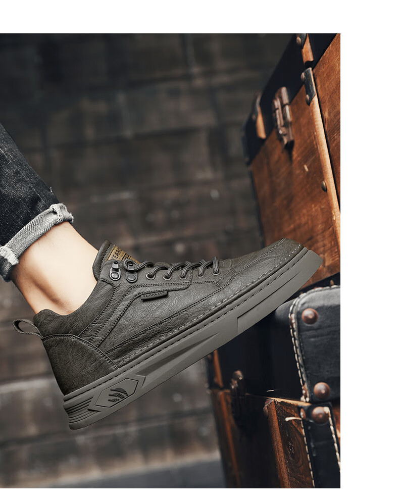 Yierkang Men's Casual Sneakers, Low-Top Comfortable Wear-Resistant Flat Ultra-Light Sports Fashion Versatile Shoes for Men, Onyx Black, Size 43 9