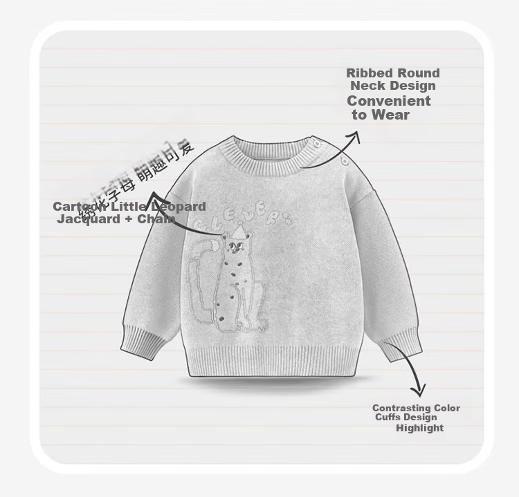 Ciciibear [Anti-Pilling Static Electricity], Ciciibear Boys' Sweater Autumn And Winter Style, Baby Red Children's 2024 New Top Winter Seaso 11