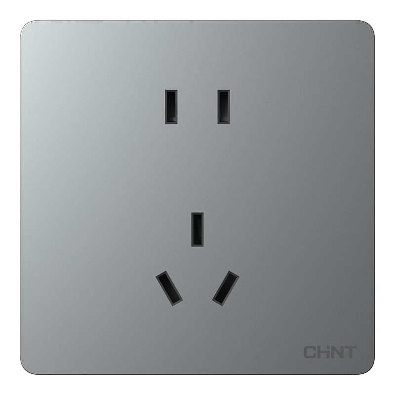 CHNT Embedded Hidden Floor Socket Stainless Steel Floor Outlet (Requires Empty Box)