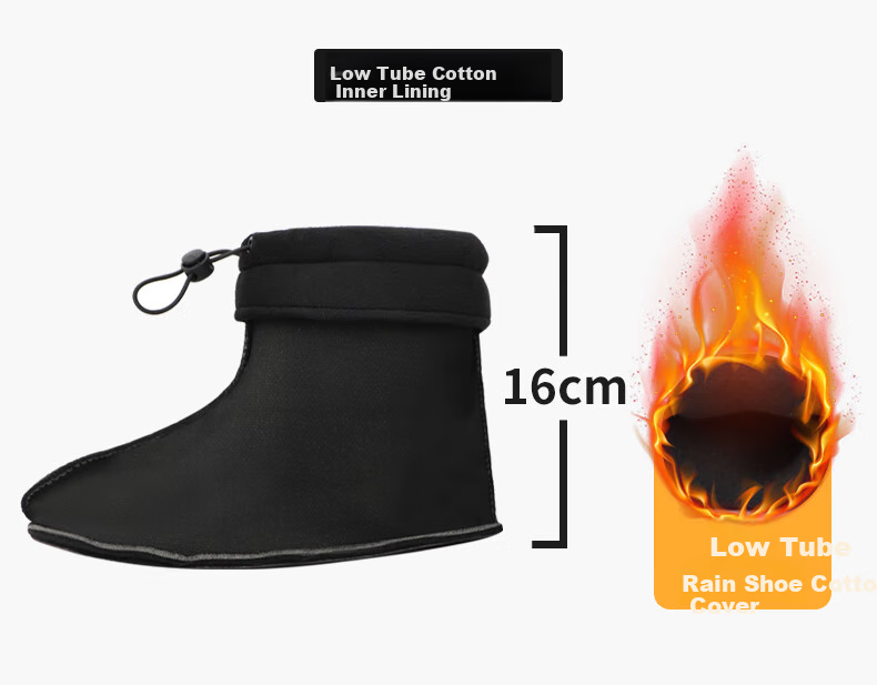 SooGree Men's Short Rain Boots, Lightweight And Stylish, Non-Slip, Wear-Resistant, Waterproof Work Shoes for Fishing 6