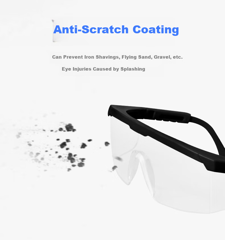 WOLSGIN Safety Goggles SG-71003AF, Windproof, Dustproof, Impact-Resistant, Anti-Fog, Protective Eyewear, Pollen-Proof, Industrial, Anti-Cutting, Splash-Proof 5