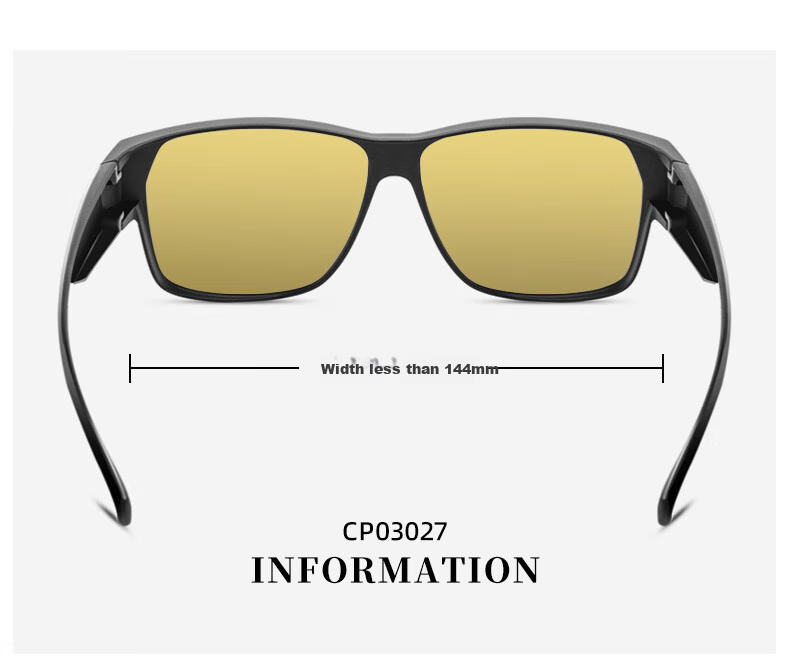 Jiaboli Polarized Night Vision Glasses, Myopia Over-Glasses for Men And Women, Sunglasses for Day And Night Use, Driving-Specific Anti-Glare Sunglasses 5