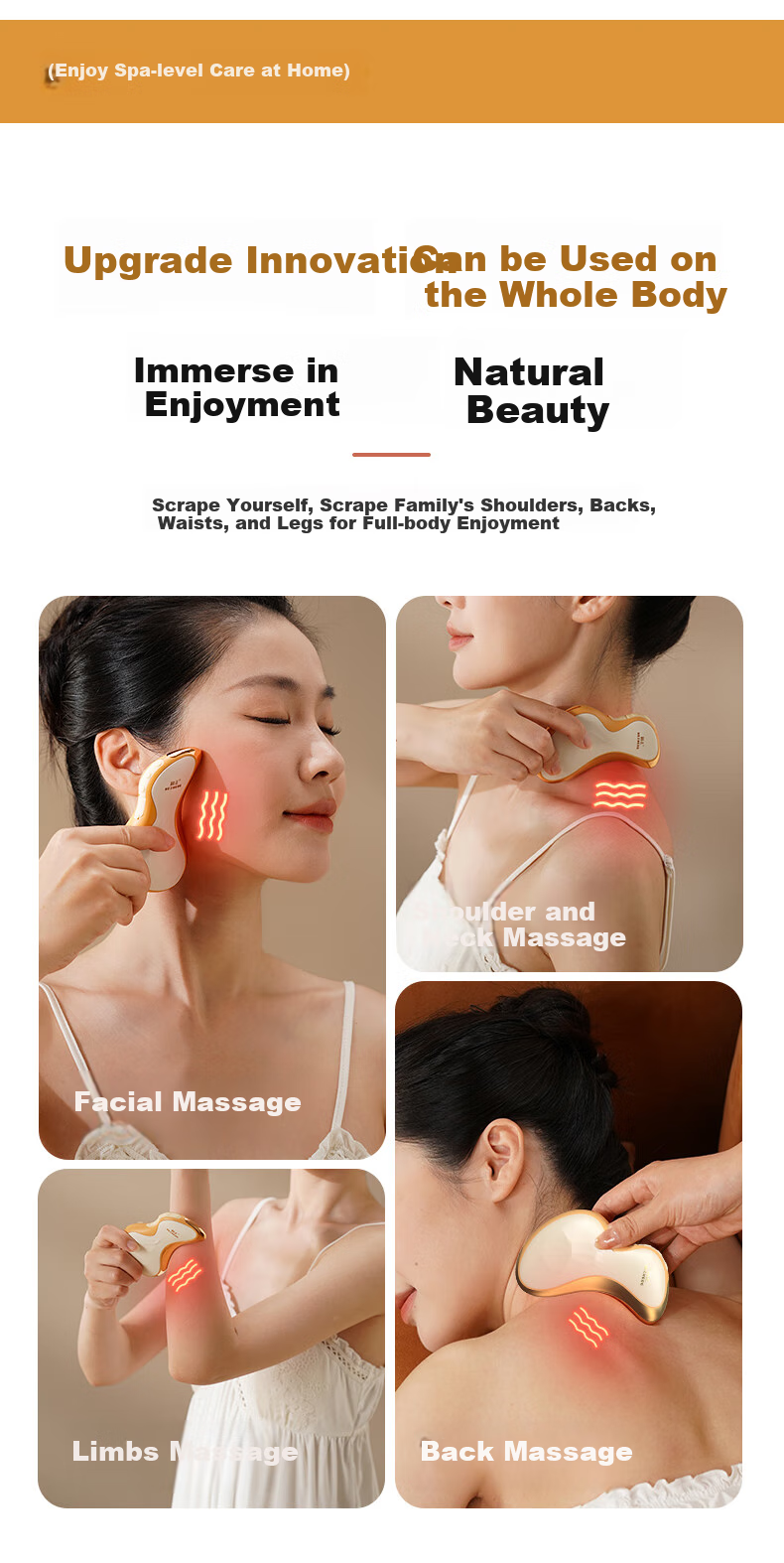 HEZHENG [Mid-Autumn Festival Gift] Hand Massager, Finger Tendon Sheath Wrist Joint Electric Massager, Palm Heart Hot Compress Airbag Kneading Hand Massager, Birthday Gift 4