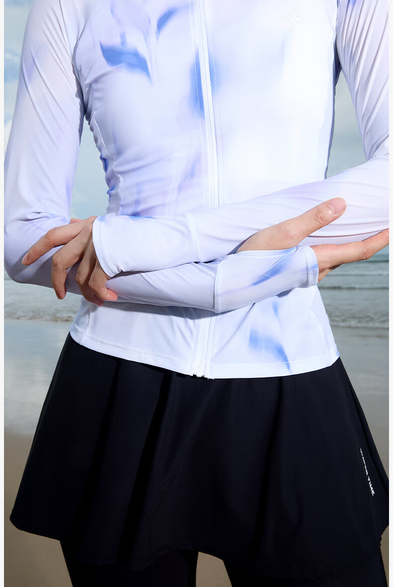 WATERTIME / Shuichuan Women's Swimwear, Sun Protection, Hooded, Two-Piece Long-Sleeve, Surfing And Hot Spring Four-Piece Set 6