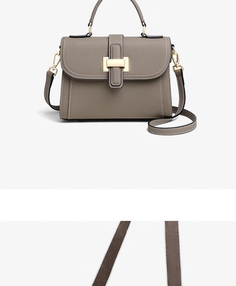 Aiqinghai Leather Handbag, Women's Crossbody Bag, Shoulder Bag, Large Capacity, Practical Birthday And Mother's Day Gift for Mom 9
