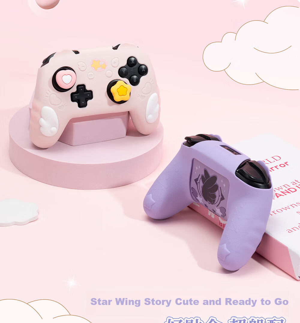 Jixiang PS5 Controller Case, Star Wars Controller Protective Cover - Dark Edition, Game Controller Silicone Case, Cute Cartoon Design for Girls, Full Coverage, Soft Shockproof, Waterproof, Dustproof Controller Case 8
