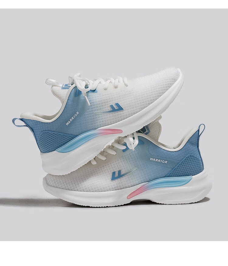 Huili Official Women's Shoes, Summer Breathable Mesh Sneakers for Women, 2026 New Style Women's Shoes, White And Blue, Size 39 11