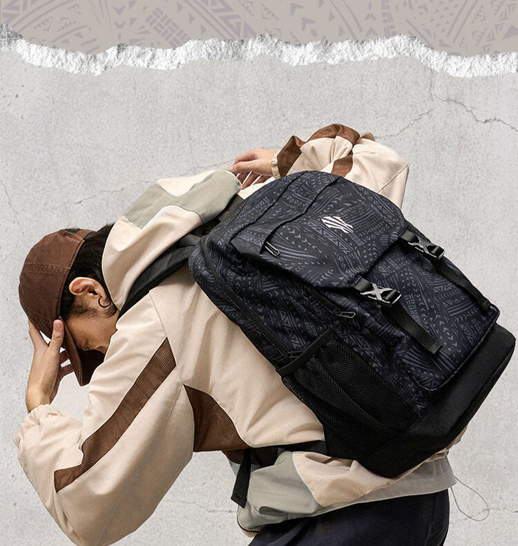 ANTA Kyrie Irving Series Large Capacity Unisex Backpack Fashion Sports Training Fitness Basketball Bag 8