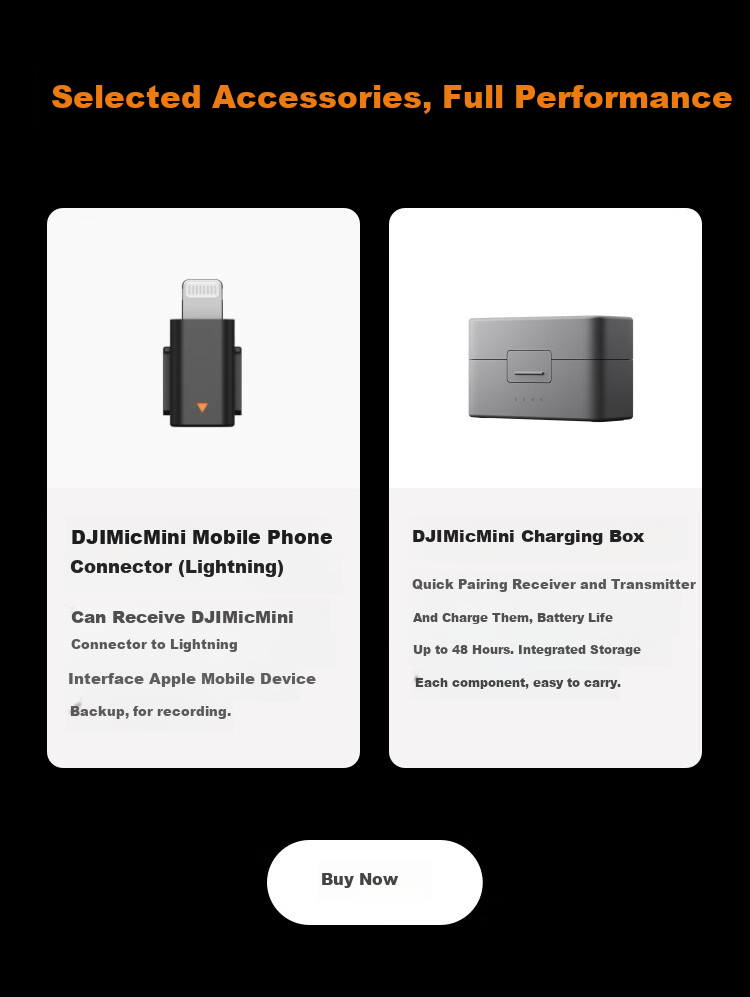DJI Mic Mini Transmitter (Carbon Black), Mini Wireless Noise-Cancelling Button Clip Microphone for Interviews, Live Streaming, And Vlog Recording 12