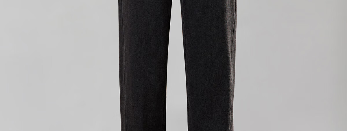 PinCai Women's Cropped Jeans, Petite Size, Solid Color, Slim Fit, High-Waisted, Stretchy, Side Slit, Straight-Leg Casual Pants P12KN1978 21