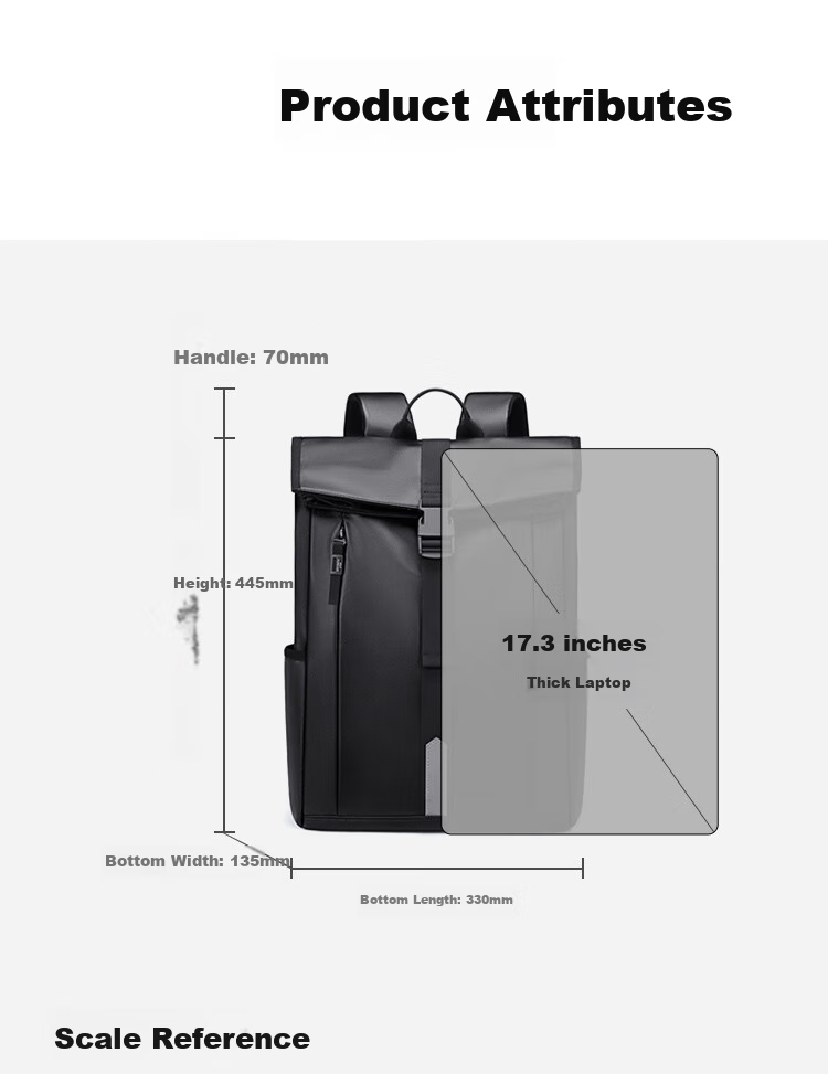 GOLF Backpack for Men And Women, Travel Backpack, Student Schoolbag, 16/17.3-Inch Laptop Bag, Functional Sports Backpack 12