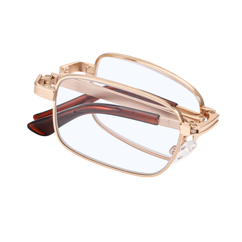 GOGOSOON Smart Zoom Foldable Portable Natural Crystal Reading Glasses for Men And Women, Middle-Aged And Elderly High-Definition Crystal Stone Glasses for Back to School