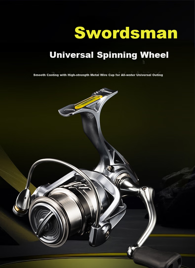 GW Jian Shou Spinning Reel, Micro-Shallow Line Cup, Fishing Reel for Lure And Rock Fishing, Float Reel, Fishing Tackle, 1000S 1