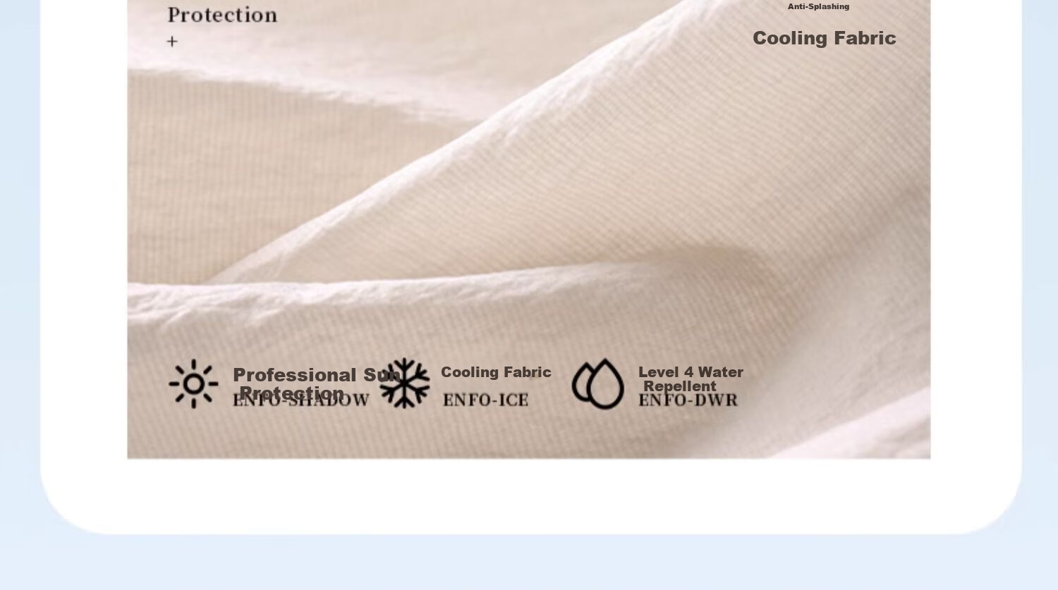CAMEL [Panda Collaboration], Outdoor Sun Protection Clothing UFP50+, UV Protection Level 4, Water-Repellent Sun Protection Garment, Shanqiu 3.0, 3XL 5