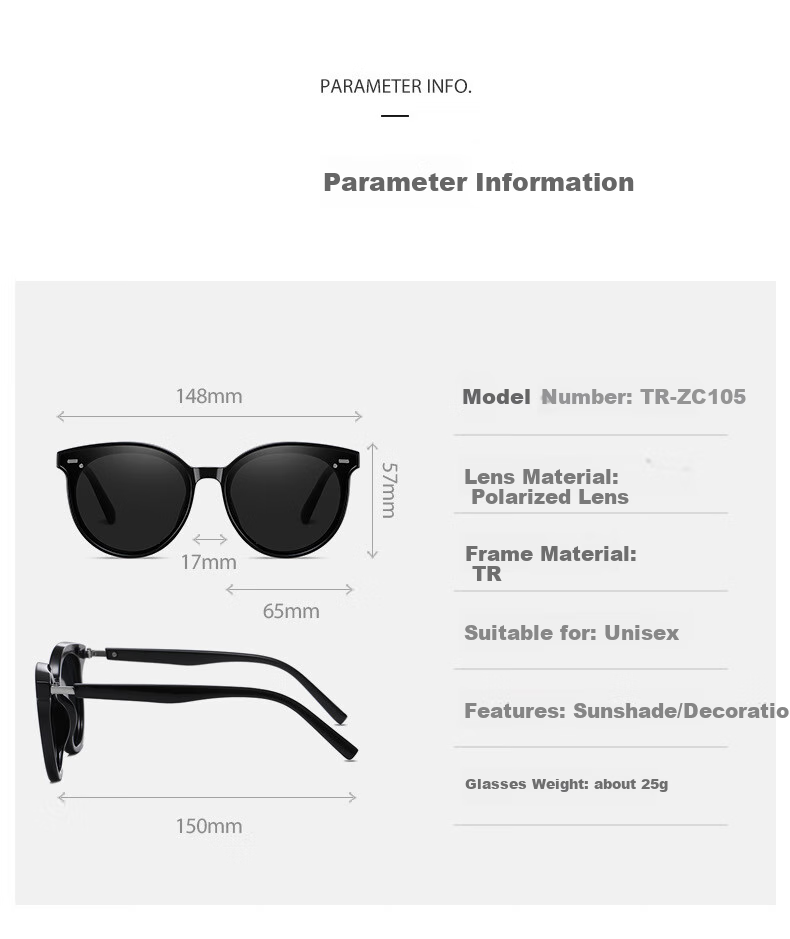 Angelamiao Sunglasses for Men And Women, Fashionable Large Frame Sun Protection UV-Resistant Glasses with Nylon Polarized Lenses, Square Frame 10