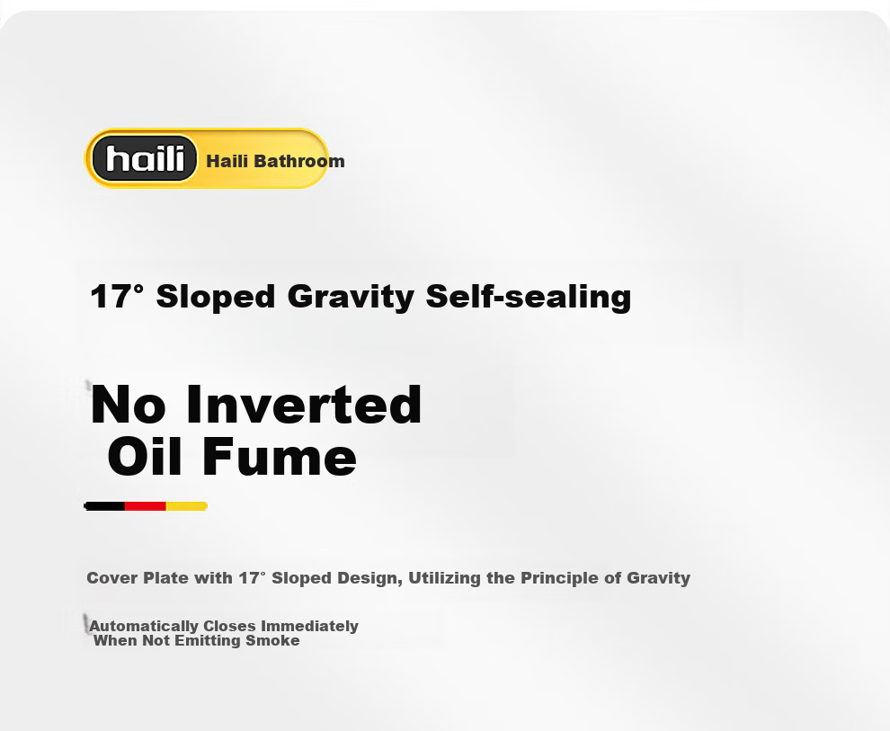 Haili Range Hood Check Valve, Bathroom Flue Kitchen Oil Smoke Dedicated One-Bathroom Two-Flue Range Hood Non-Return Valve Y12 12
