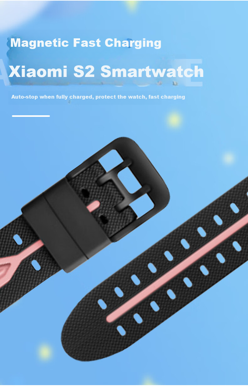 Baking Suitable for Xiaotiancai Watch Strap Z11/Z9/Z8/Z7/S/A/Z6/Z5/d3/pro Children's Phone Watch Accessory Strap with Screw Rod And Nut, Pink 6