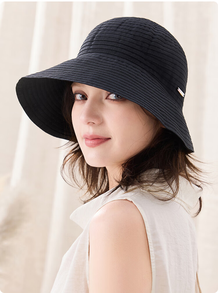 JIUMU Sun Protection Hat for Women, Sun Visor Cap, Fisherman Hat, Summer Outdoor Face-Covering UV Protection Hat 16