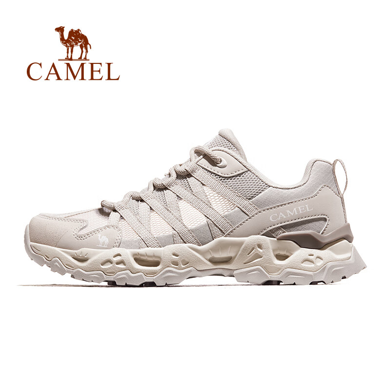 CAMEL [Wang Junkai's Choice - Qingyan] Hiking Shoes for Men And Women, Outdoor Breathable Sports Shoes, Non-Slip Wear-Resistant Trekking Footwear