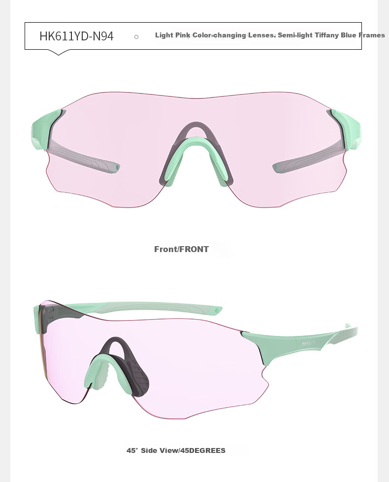 HELEN KELLER Sunglasses for Men And Women, Sports UV Protection Cycling Running Sunglasses HK611YDN90 11