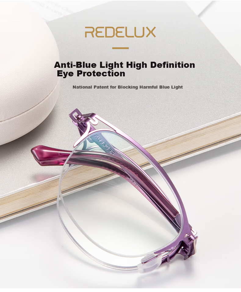 Xiyanghong Reading Glasses for Women, High Definition Anti-Blue Light Foldable Portable Brand Gift for Mom's Birthday E9071Z 150 Degree 1