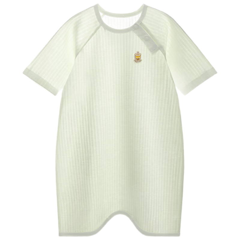 Beitaisi Baby Sleepwear, Summer New Thin Pure Cotton Children's Home Sleep Dress, Three-Quarter Sleeve Baby Robe