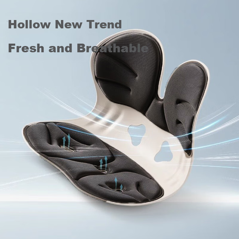 Mixiaoshu Lumbar Support Cushion for Office Chair, Integrated Backrest And Buttocks Shaping, Ergonomic Seat Pad