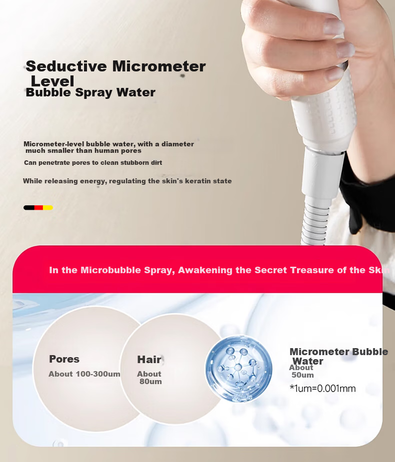HOMK [Germany] Shower Head LP Series, High-Pressure Filtered Shower, Bathroom Bathing High-Pressure Single-Head Sprayer, LP79 14