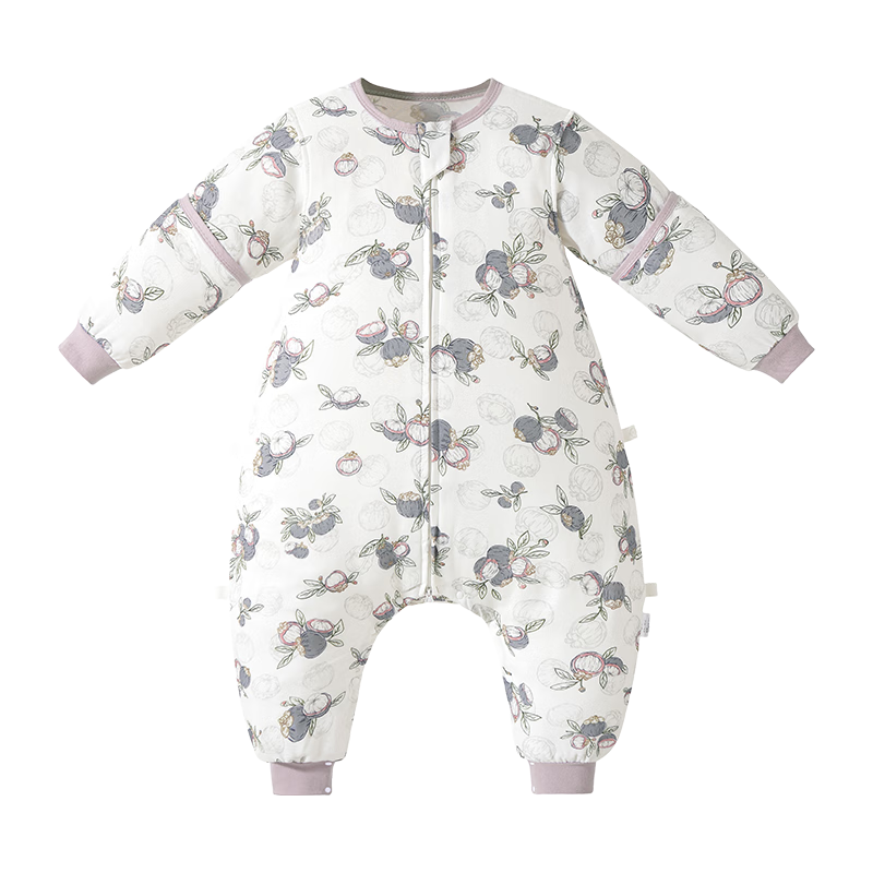 Tongyan Baby Sleeping Bag, Front 4 Back 2 Bamboo Cotton Gauze Split-Leg Pajamas, Children's Spring And Summer Anti-Kick Blanket, Mountain Camphor, Size 110
