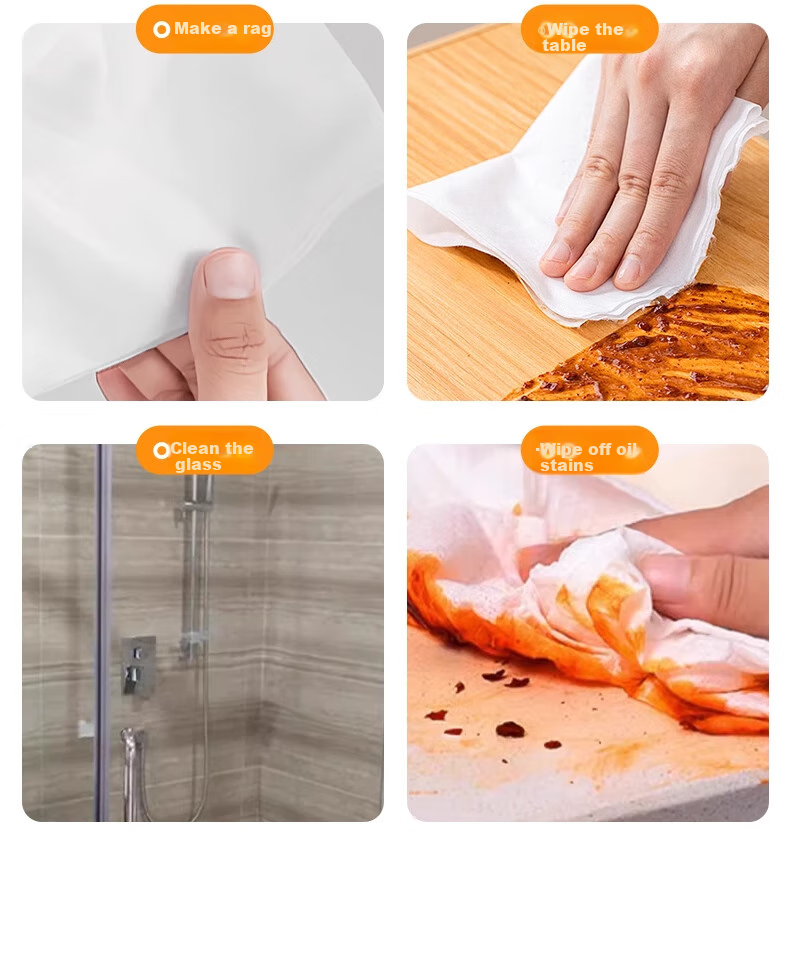 CHUSHE Disposable Large Mop Replacement Wipes, 20*30cm, 100 Pieces, Floor Static Dust Removal Paper, Antibacterial, Lazy Person's Cleaning Cloth 17