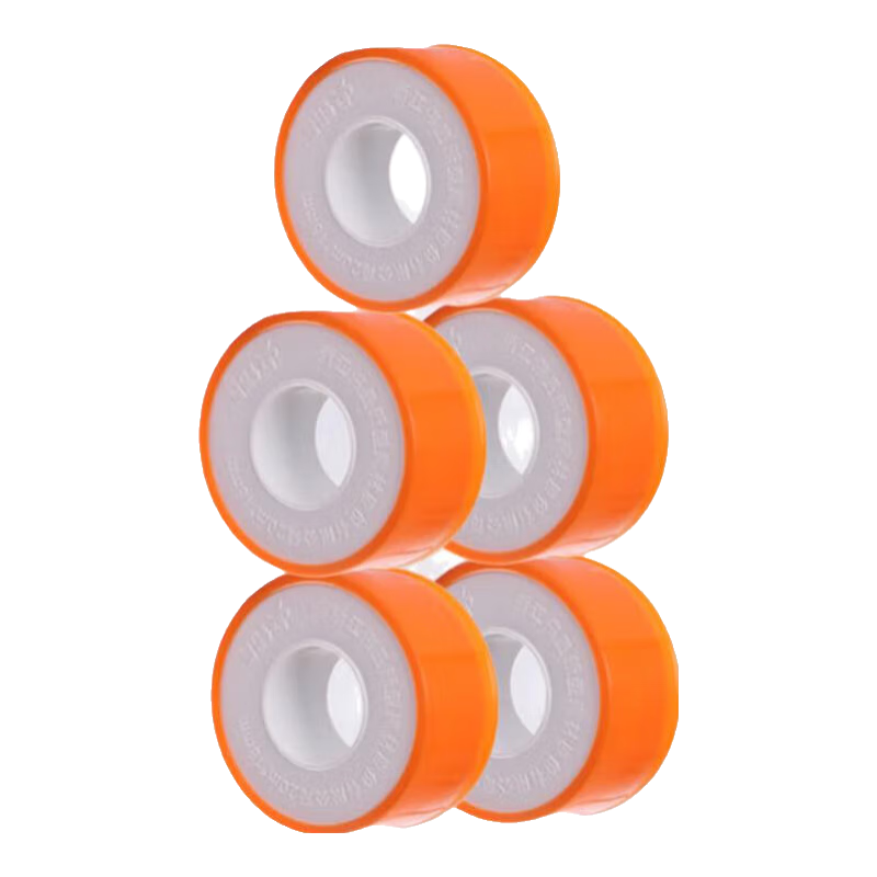 Weixing Raw Tape, 20 Meters, 5 Roll Set, Thickened Raw Tape Angle Valve Faucet Hose Plumbing Accessory, 1302-20