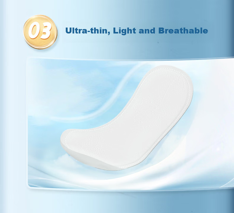 Beishute Cotton Soft Unscented Panty Liners, 155mm, 20 Pieces*3 Boxes, Sold by JD, Menstrual Pads 8