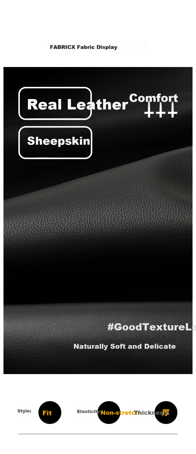 CABBEEN [Celebrity Style] Genuine Leather Jacket for Men, New Workwear Lapel Leather Coat 4