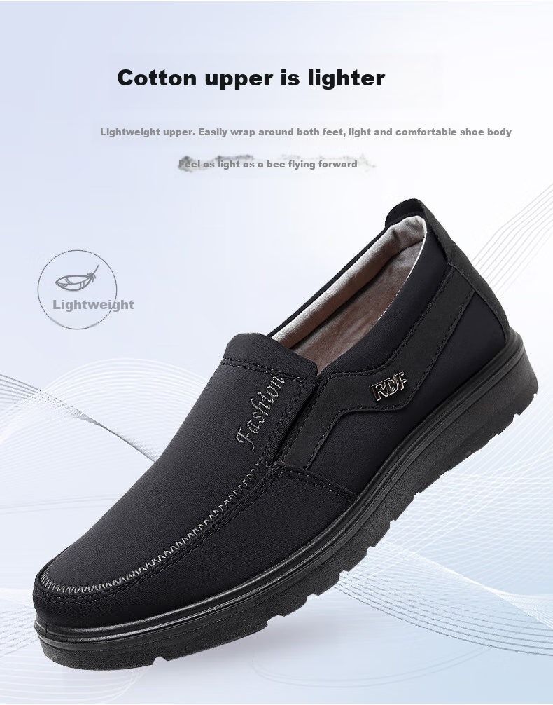 Ankang Old Beijing Cloth Shoes for Men, Breathable Waterproof Dad Shoes, Soft-Soled AK33623 for Middle-Aged And Elderly, Coffee Color, Size 47 7