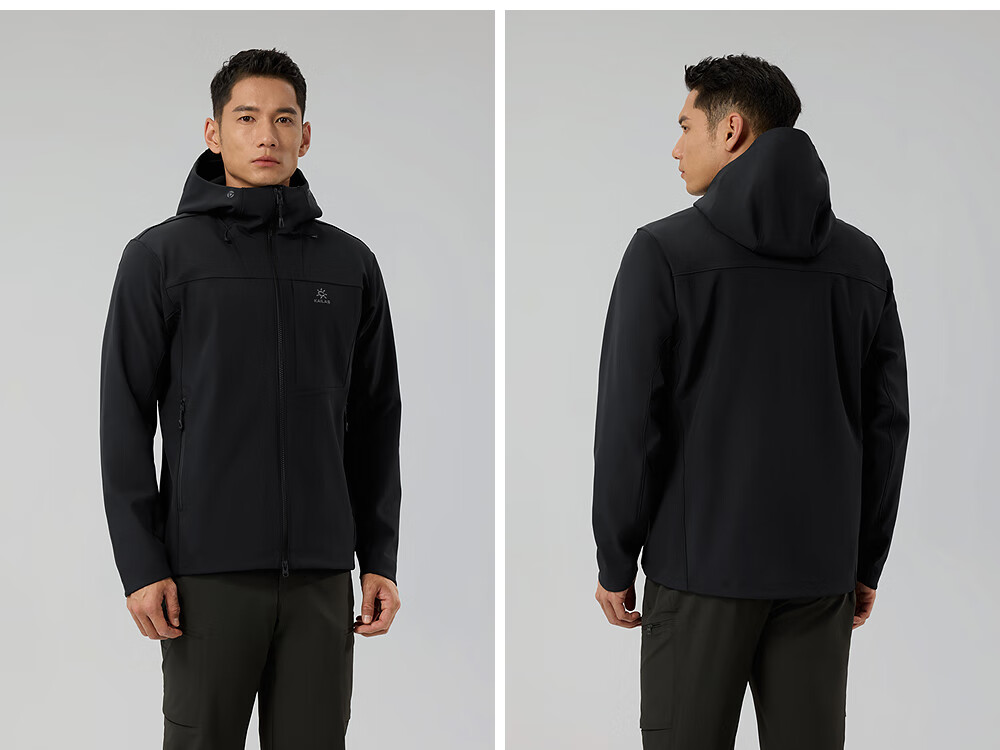 KAILAS M8 IC Men's Fleece-Lined Softshell Jacket Breathable Stretch Windproof Durable Hooded Mountaineering Coat 8