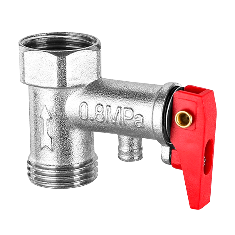 Jingwanhui Universal Water Heater Pressure Relief Valve, Adjustable Pressure Reducing Valve Safety Valve 0.8mpa, One-Way Check Valve W866