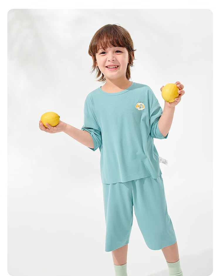 BALABALA Baby Pajama Set, Summer Air Conditioning Wear, Boys And Girls Loungewear, Youkesi Rongxin Pai 209225171207 14