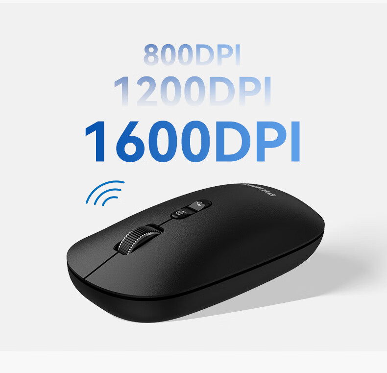 PHILIPS SPK7538 Wireless Bluetooth Mouse Multi-Device Connection Quiet Office Mouse Ergonomic for Apple Mac Desktop Computer Laptop Universal Enterprise Procurement White 2