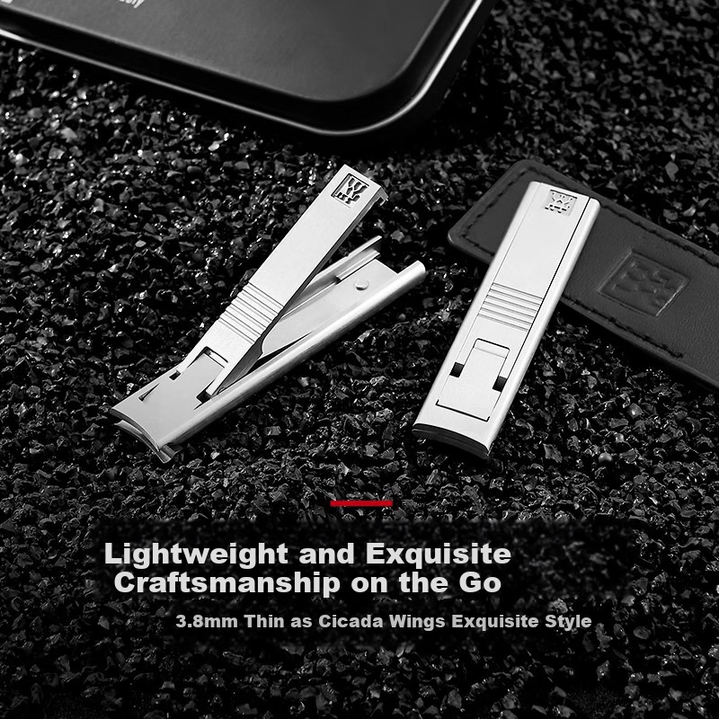 ZWILLING German Nail Clipper, Anti-Splash, Quiet Operation, Portable, Ultra-Thin, Chrysanthemum Wing Design, Original Mid-Autumn Festival Gift