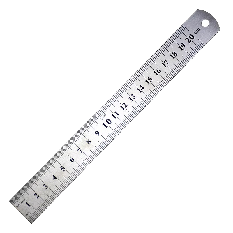 Tianshun Steel Straight Ruler, 1.0 Meter, 201 Stainless Steel, Thickened Material, Precise Scale, for Woodworking, Drawing, Student Use, Engineering Measurement, Durable